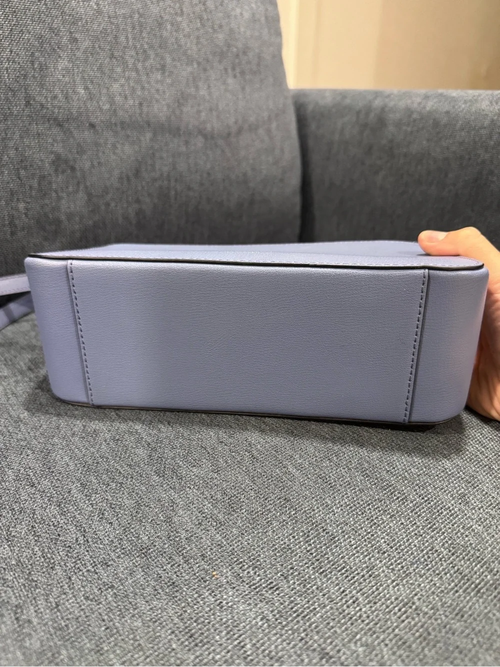 Kate spade Light Blue Leather Crossbody with Patterned Cardholder
